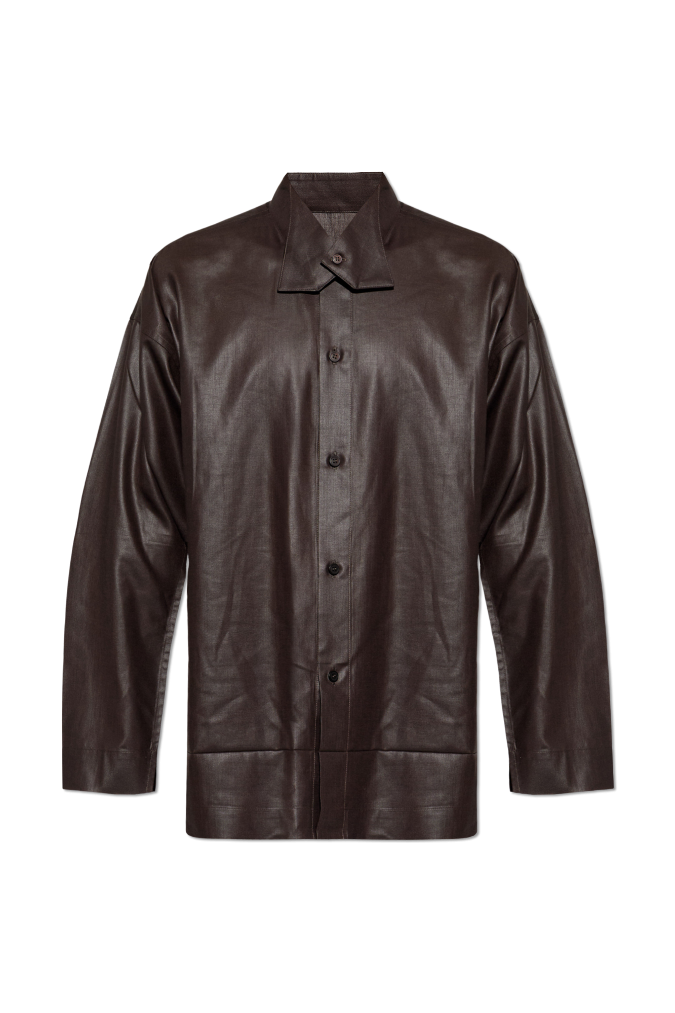Homme Plissé Issey Miyake Shirt with a decorative collar | Men's